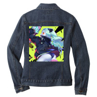 Cyberpunk Edgerunners Rebecca-mwoqs Ladies Denim Jacket | Artistshot