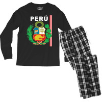 Peru Sports Style National Pride Heritage Sweatshirt Men's Long Sleeve Pajama Set | Artistshot