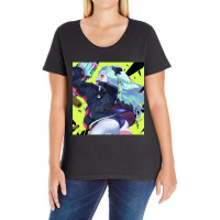 Cyberpunk Edgerunners Rebecca-mwoqs Ladies Curvy T-shirt | Artistshot