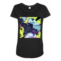 Cyberpunk Edgerunners Rebecca-mwoqs Maternity Scoop Neck T-shirt | Artistshot