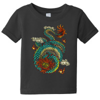 Chinese Dragon, Oriental Vintage, Symbolic, East Asian Culture, Japane Baby Tee | Artistshot