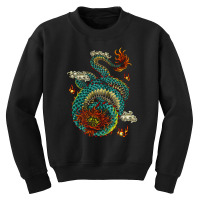 Chinese Dragon, Oriental Vintage, Symbolic, East Asian Culture, Japane Youth Sweatshirt | Artistshot