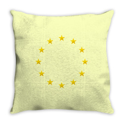 euro flag stars Throw Pillow | Artistshot