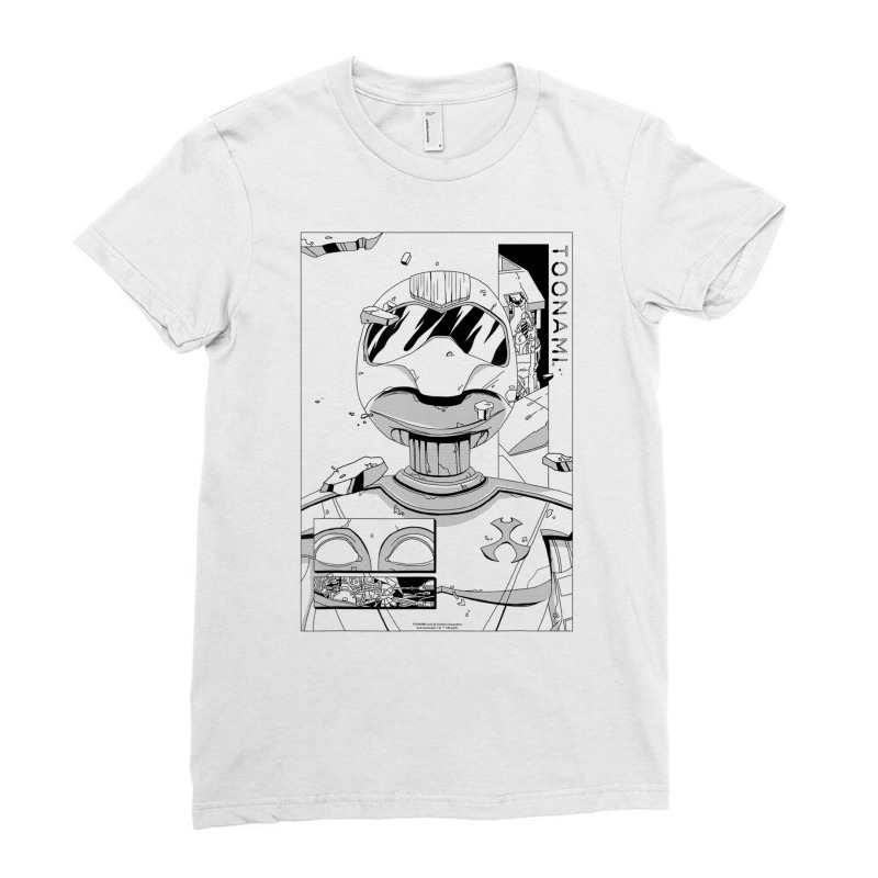 Toonami T.o.m. Rubble T Shirt Ladies Fitted T-Shirt by cm-arts | Artistshot