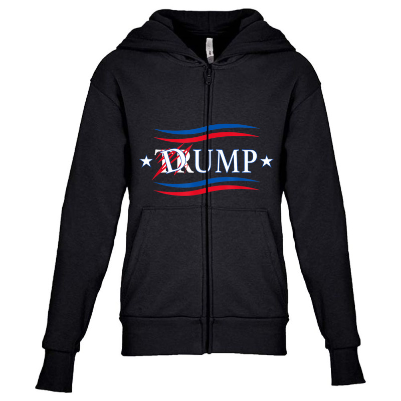 Dump Trump   Anti Trump T Shirt Youth Zipper Hoodie | Artistshot