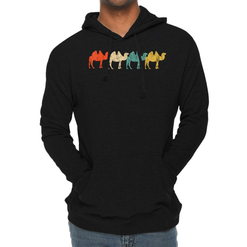 Camel Train Caravan Arabian Camel Animal Desert T Shirt Lightweight Hoodie by cm-arts | Artistshot