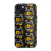 Teacher T  Shirt Teach Love And Inspire Shirt   Teacher Sunflower T  S Iphone 13 Case | Artistshot