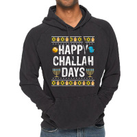 Happy Challah Days Jewish Holiday Gifts Vintage Hoodie | Artistshot