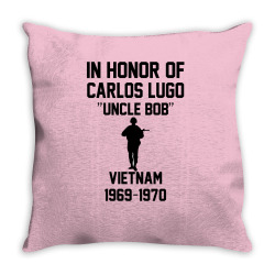In Honor Of Carlos Lugo Vietnam Throw Pillow | Artistshot