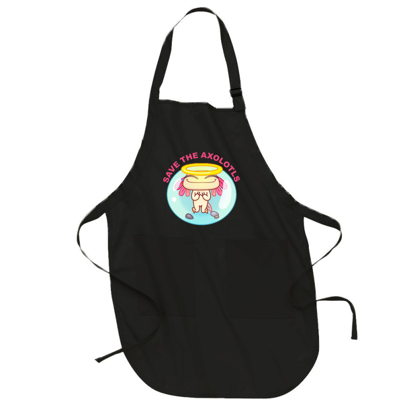 Save The Axolotls Full-length Apron | Artistshot