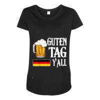 Guten Tag Y'all Oktoberfest Beer Festival Funny Maternity Scoop Neck T-shirt | Artistshot