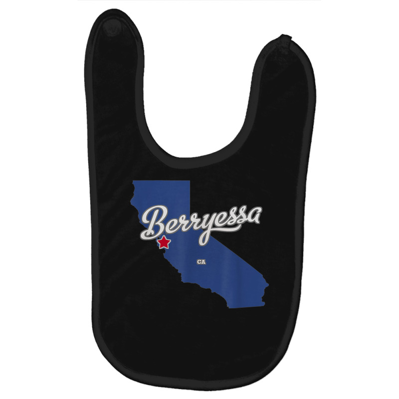 Berryessa California San Jose Ca Map Baby Bibs | Artistshot