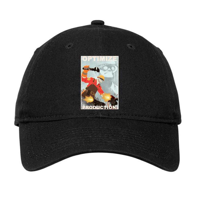 Optimize Production Tf2 Engineer Adjustable Cap | Artistshot