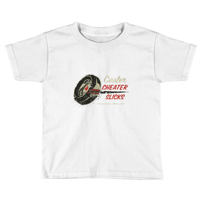 Cheater Slicks, Drag Race Toddler T-shirt Designed By Metengs