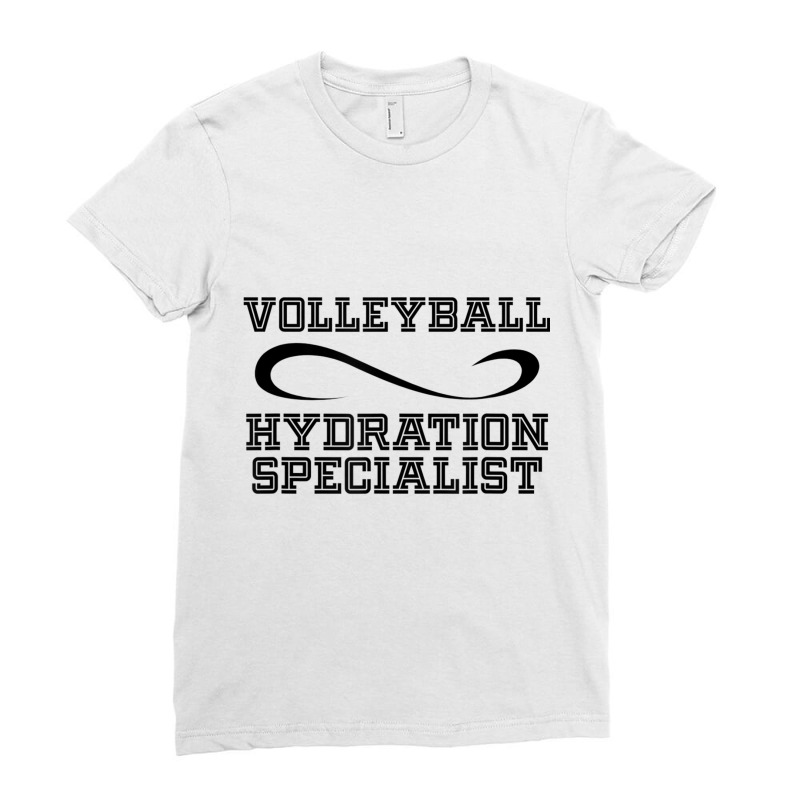 Hydration Specialist Waterboy Volleyball Team Manager T Shirt Ladies Fitted T-Shirt by cm-arts | Artistshot