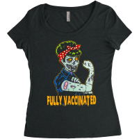 Fully Vaccinated, Vaccinated Zombie, Pro Vaccination Halloween, Fully  Women's Triblend Scoop T-shirt | Artistshot