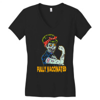 Fully Vaccinated, Vaccinated Zombie, Pro Vaccination Halloween, Fully  Women's V-neck T-shirt | Artistshot