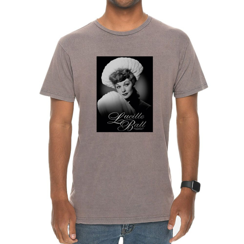 Lucille Ball, Soft Portrait Vintage T-shirt | Artistshot