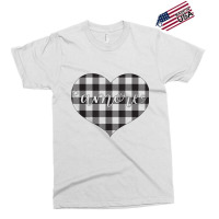 Buffalo Plaid Heart Valentine's Day Love   Amore T Shirt Exclusive T-shirt | Artistshot