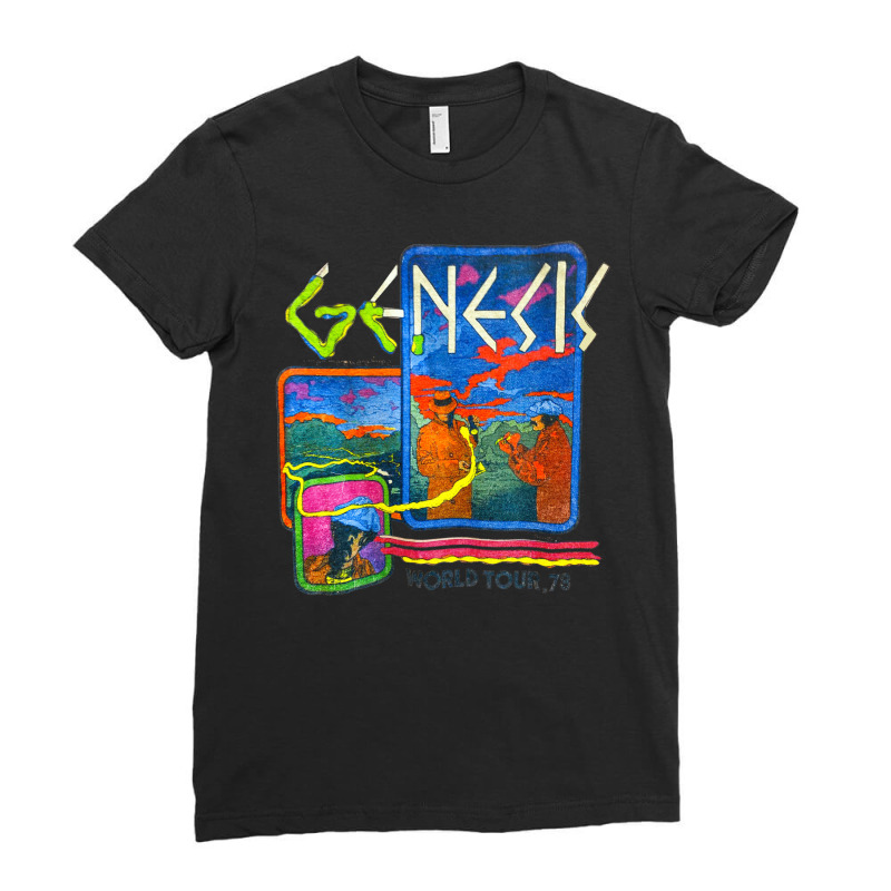 Genesis World, Genesis, World, Evangelion, Neon Genesis Evangelion, Ne Ladies Fitted T-Shirt by cm-arts | Artistshot