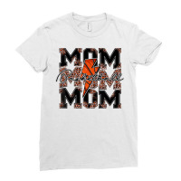 Basketball Mom Leopard Lightning Bolt Basketball Game Day T Shirt Ladies Fitted T-shirt | Artistshot