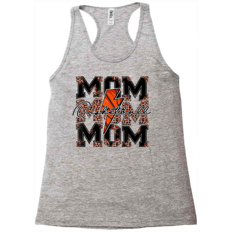 Basketball Mom Leopard Lightning Bolt Basketball Game Day T Shirt Racerback Tank by cm-arts | Artistshot