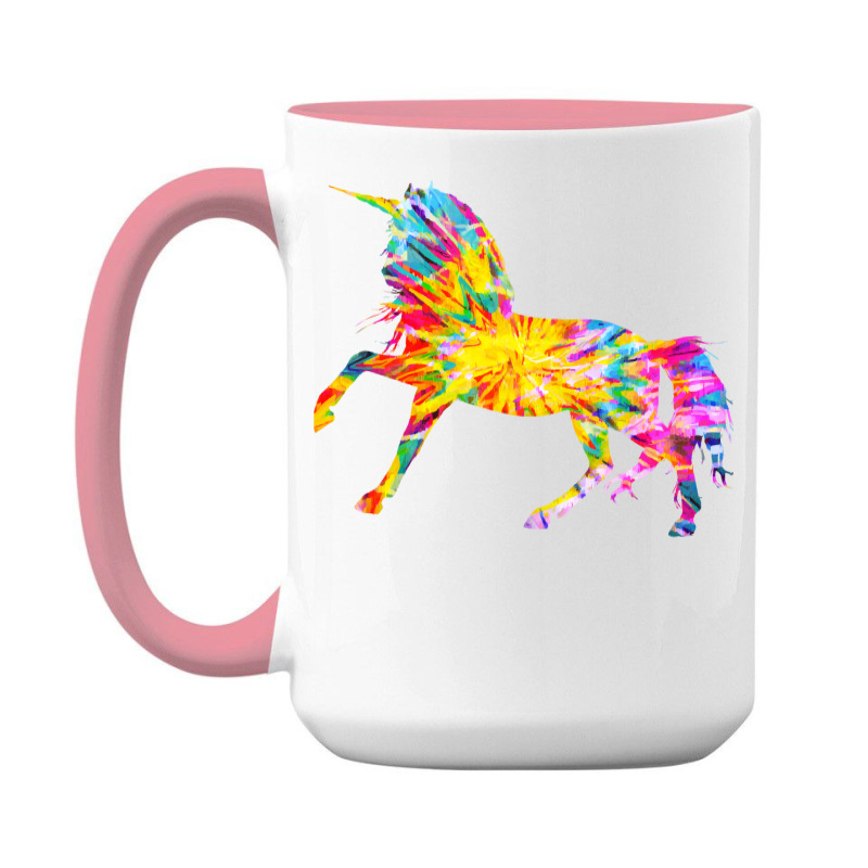 Tie Dye T  Shirt T I E D Y E U N I C O R N T  Shirt 15 Oz Coffee Mug | Artistshot