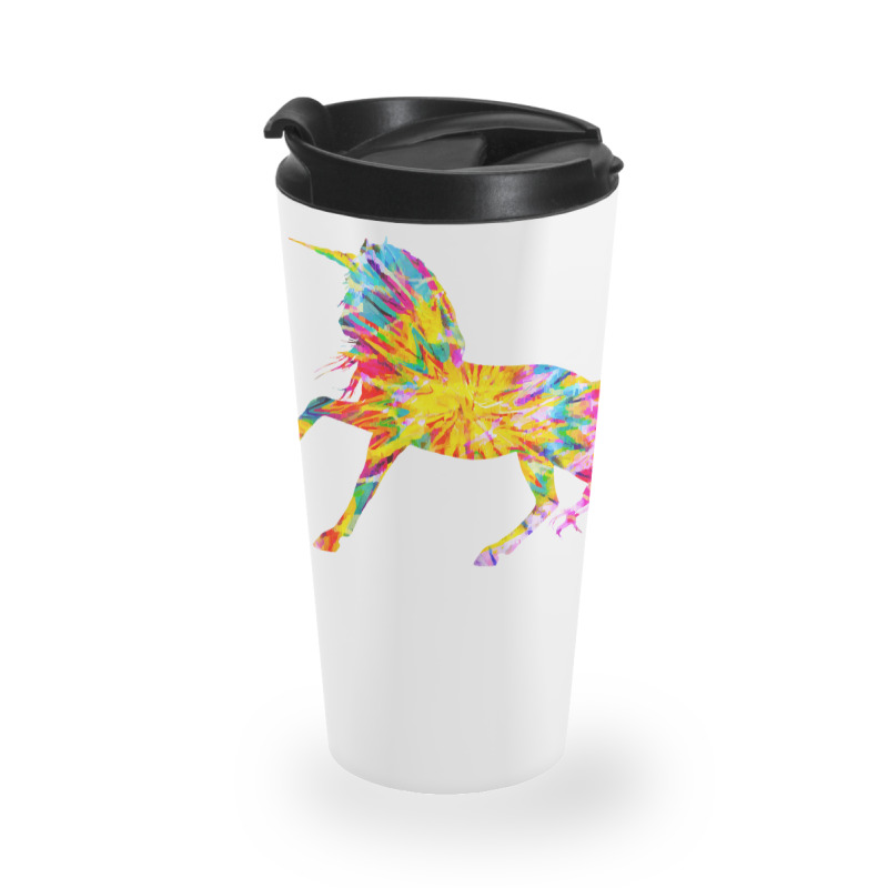 Tie Dye T  Shirt T I E D Y E U N I C O R N T  Shirt Travel Mug | Artistshot