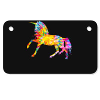 Tie Dye T  Shirt T I E D Y E U N I C O R N T  Shirt Motorcycle License Plate | Artistshot