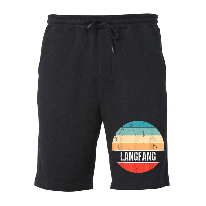 Langfang China City Trip Fleece Short | Artistshot