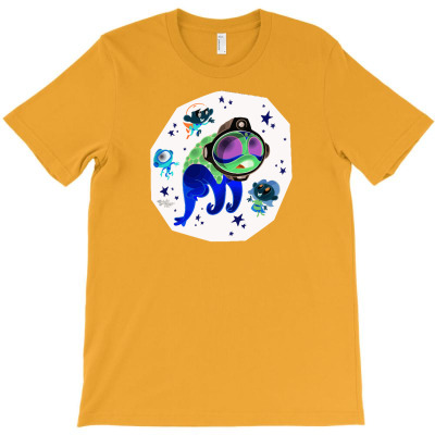 Futuristic Telepathic Alien T-shirt Designed By Handik4