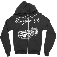 Slingshot Life T Shirt Zipper Hoodie | Artistshot