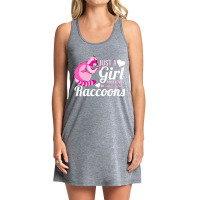 Just A Girl Who Loves Raccoons, Raccoon Lover Costume, Funny Trash Pan Tank Dress | Artistshot