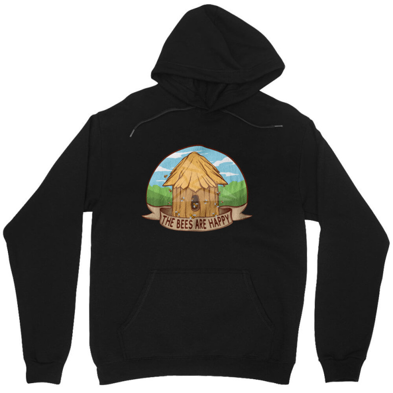 The Bees Are Happy, The Bees Are Happy Painting, The Bees Are Happy Vi Unisex Hoodie | Artistshot