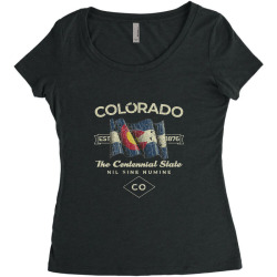 colorado 1876, colorado Women's Triblend Scoop T-shirt | Artistshot