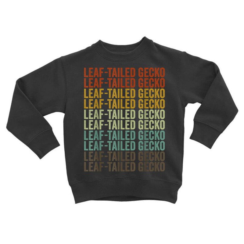 Leaf Tailed Gecko Retro Toddler Sweatshirt | Artistshot