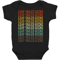 Leaf Tailed Gecko Retro Baby Bodysuit | Artistshot