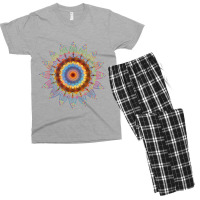 Mandala Sacred Geometry Prana Art Yoga Mantra Om Good Vibe Men's T-shirt Pajama Set | Artistshot