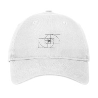 Golden Section In Nature Fibonacci Spiral Sketch T Shirt Adjustable Cap | Artistshot