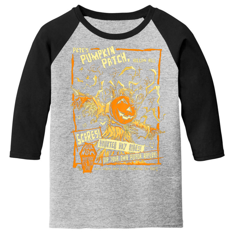 Pete's Pumpkin Patch, Halloween Pumpkin, Available In Mens And Ladies  Youth 3/4 Sleeve by SHMFKLVO | Artistshot