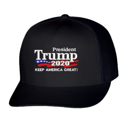 Trump 2020 Keep America Great Campaign Embroidered Hat Trucker Cap Designed By Madhatter