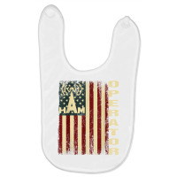 Patriotic Usa Flag Ham Radio Amateur Radio Operator T Shirt Baby Bibs | Artistshot