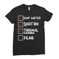 Phasmophobia   Funny Ghost Hunter Paranormal Investigators T Shirt Ladies Fitted T-shirt | Artistshot