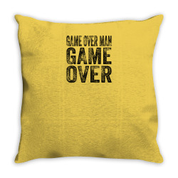 game over man Throw Pillow | Artistshot