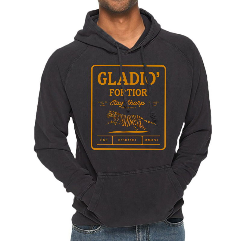 Gladio Tigris, Gladio, Tigris, The Gladio Tigris, Gladio Tigris Art, G Vintage Hoodie by cm-arts | Artistshot