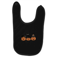 Hello Pumpkin Cats Pumpkin Carved Jack O Lantern Cat Baby Bibs | Artistshot