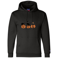 Hello Pumpkin Cats Pumpkin Carved Jack O Lantern Cat Champion Hoodie | Artistshot