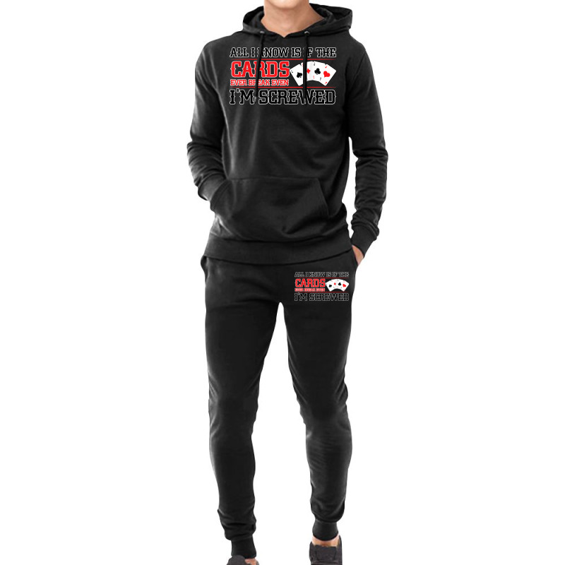 If The Cards Break Even Im Screwed Poker Texas Holdem Omaha Hoodie & Jogger set by Moose | Artistshot