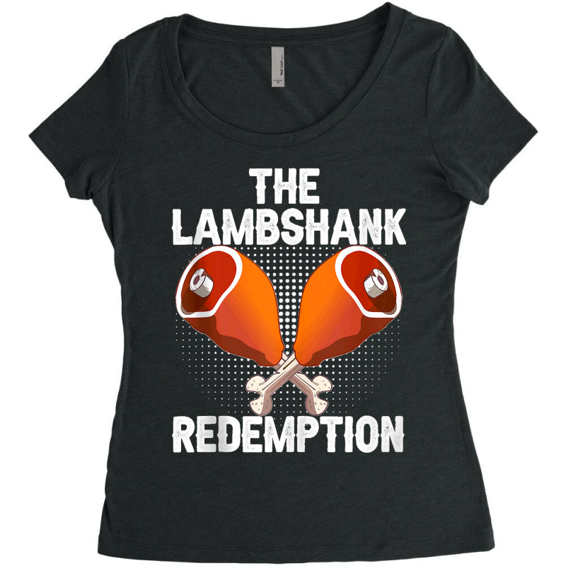 The Lamb Shank Redemption Passover Seder Plate Bitter Herbs Tank Top Women's Triblend Scoop T-shirt by DonaldGutier | Artistshot