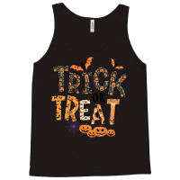 Trick Or Treat T  Shirt Funny Trick Or Treat Cute Halloween Pumpkin Co Tank Top | Artistshot